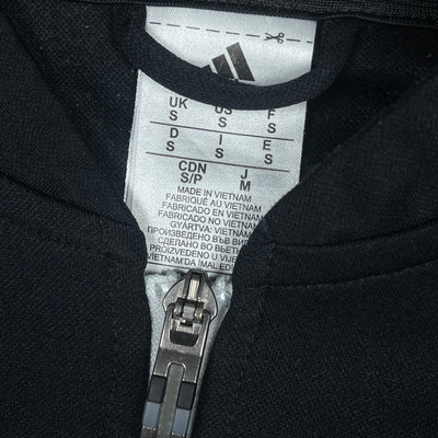 black Adidas Juventus Turin trackjacket {S}