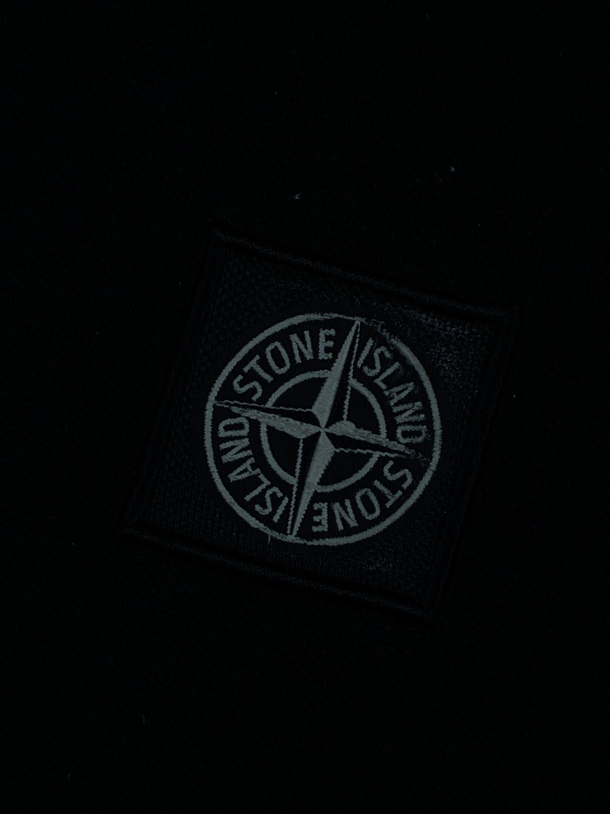 vintage black Stone Island polo {L}