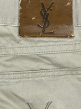 Charger l&#39;image dans la galerie, vintage YSL Yves Saint Laurent beige pants {M}
