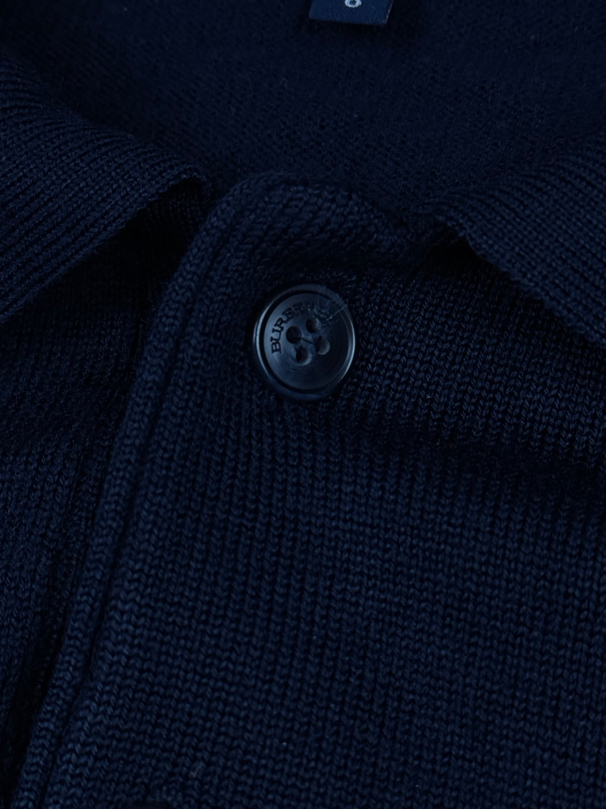 vintage navyblue Burberry quarterzip {M}