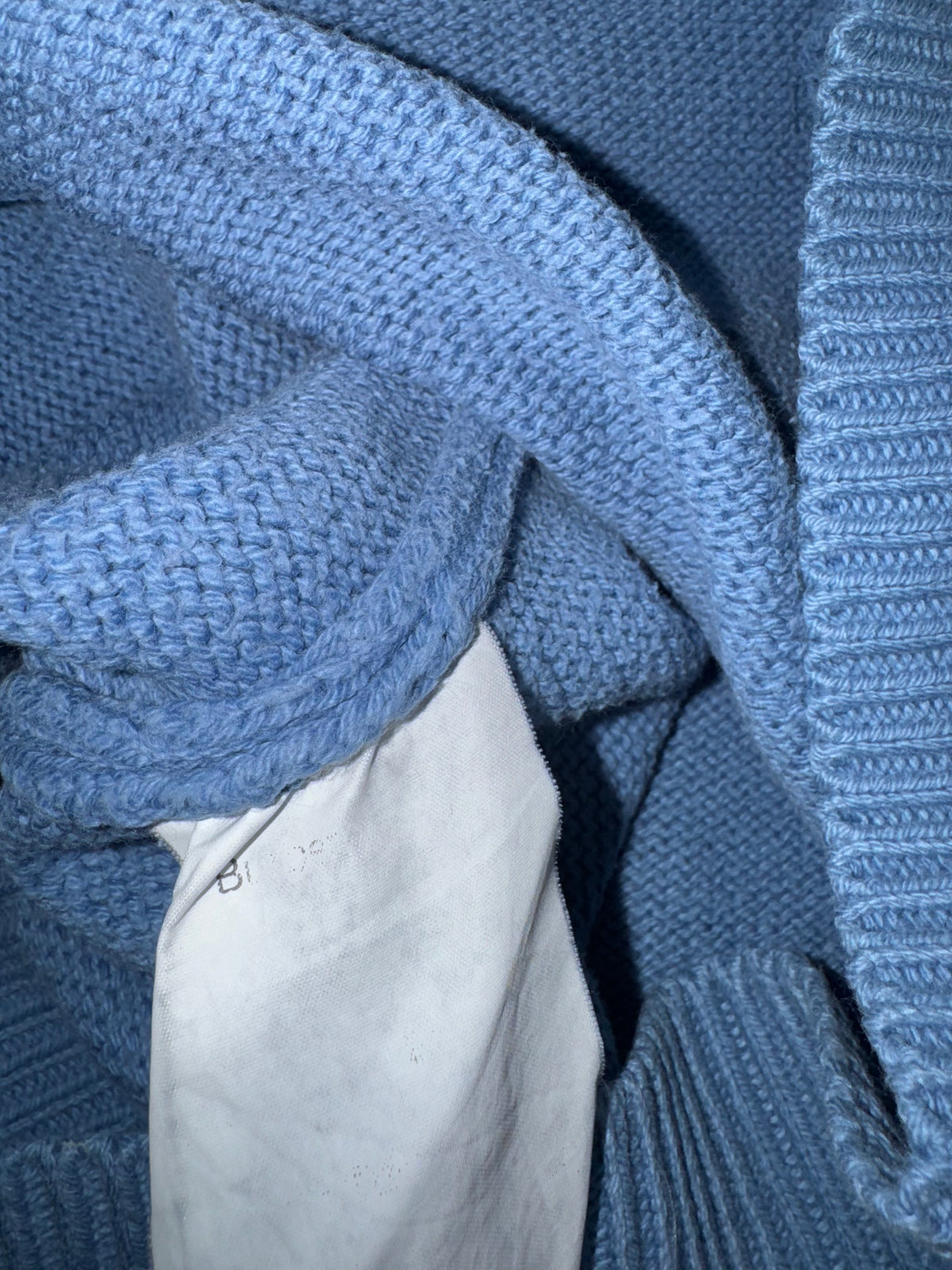 vintage babyblue Burberry knittedsweater {M}