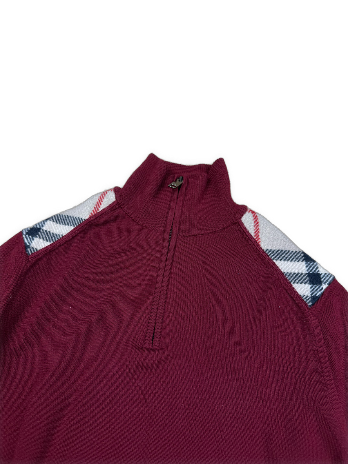 vintage Burberry quarterzip {M}