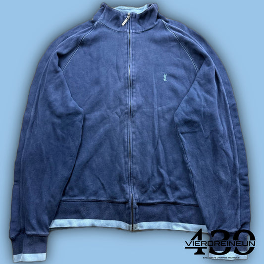 vintage YSL Yves Saint Laurent sweatjacket {XL}