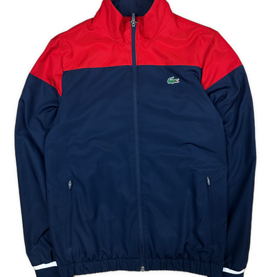 red Lacoste windbreaker {S}