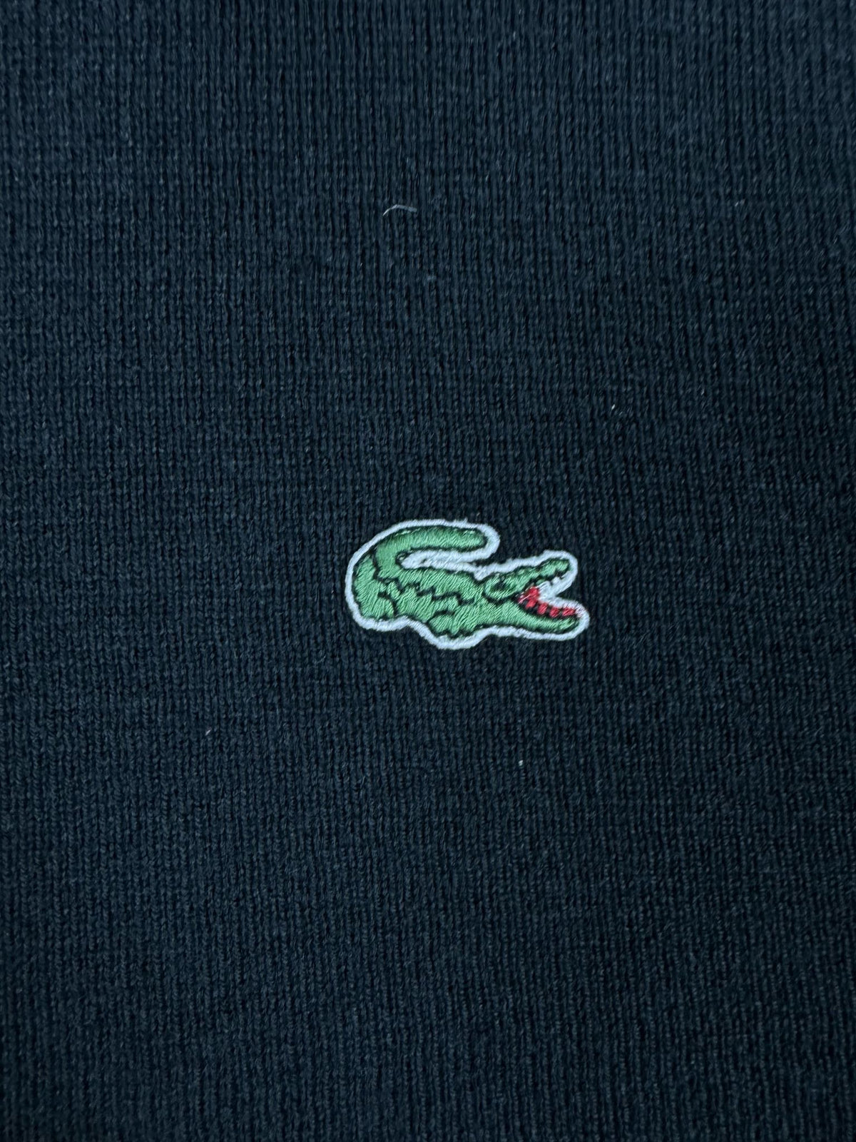 vintage black Lacoste knittedsweater {S}