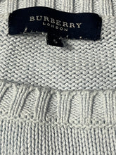 Φόρτωση εικόνας στο εργαλείο προβολής Συλλογής, vintage babyblue Burberry knittedsweater {M}
