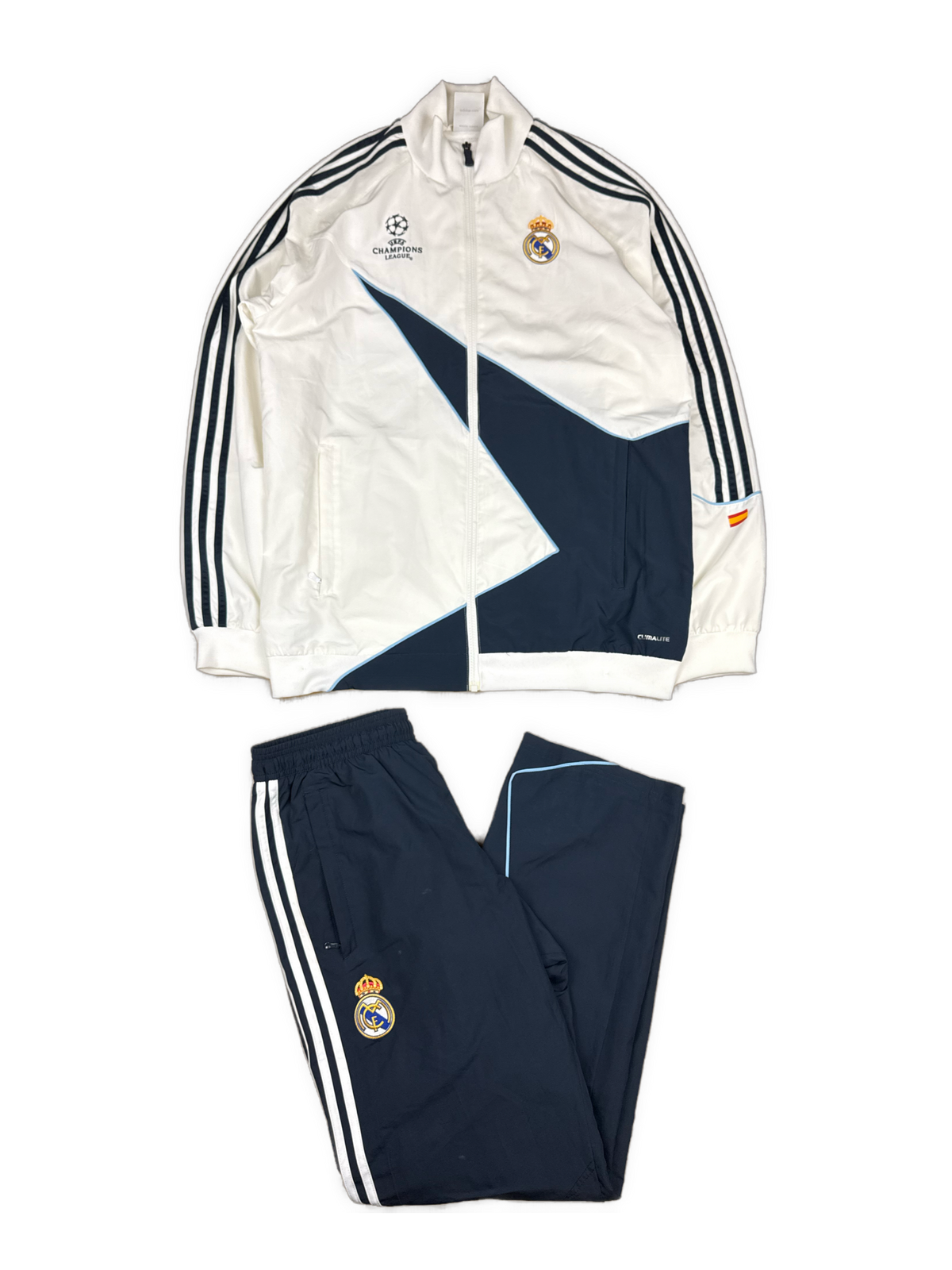 vintage Adidas Real Madrid UCL tracksuit {L}