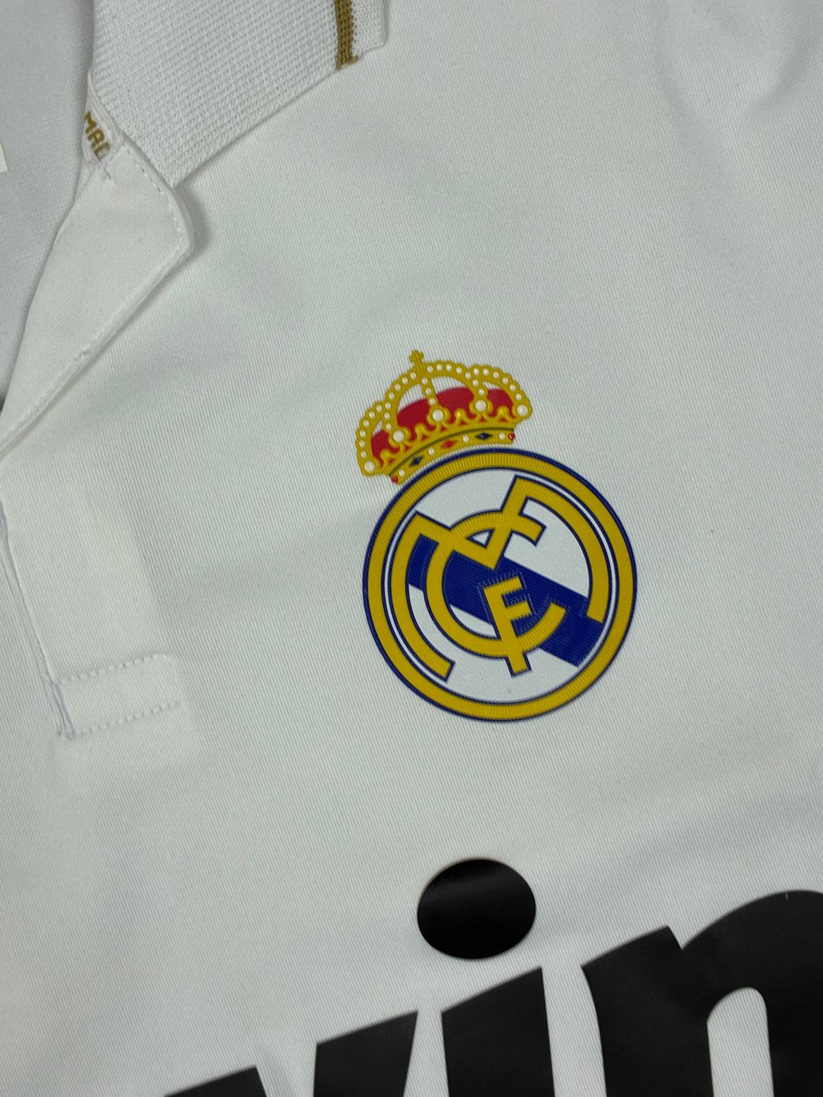 vintage Adidas Real Madrid home jersey {XS}