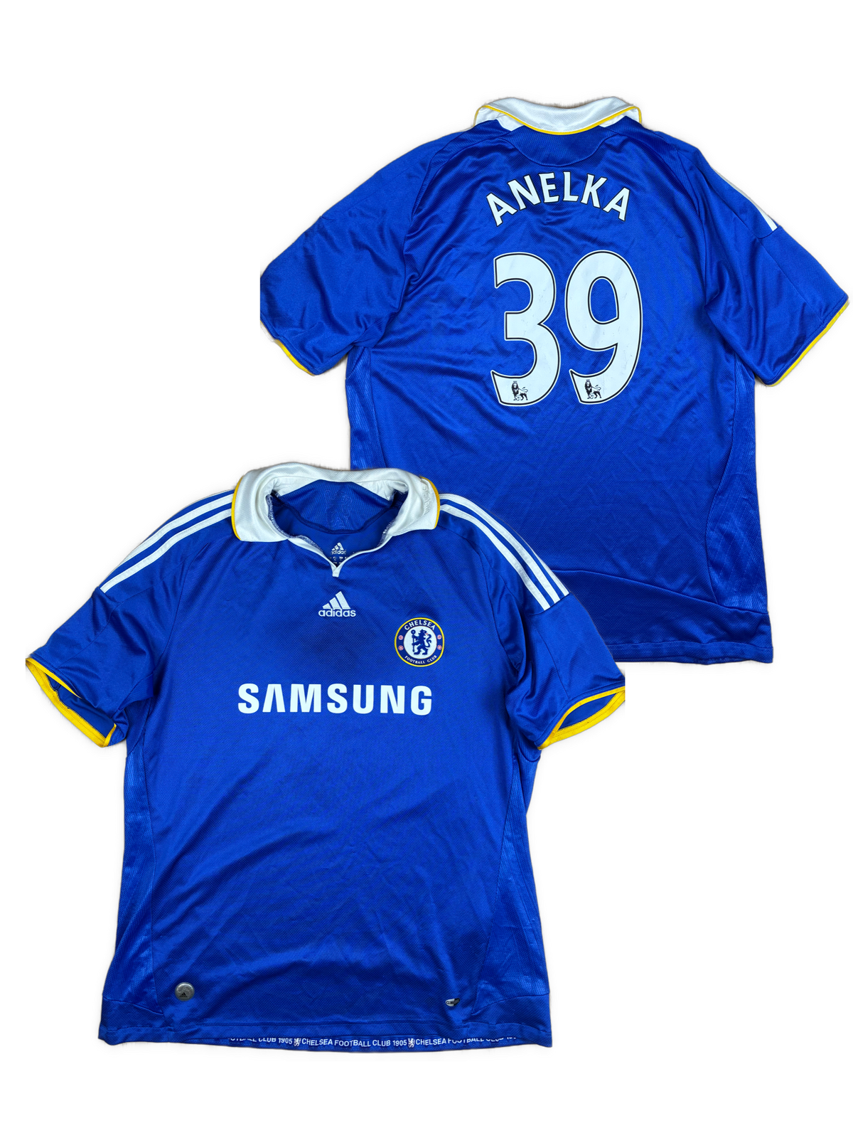 vintage Adidas Fc Chelsea ANELKA39 home jersey {XL}