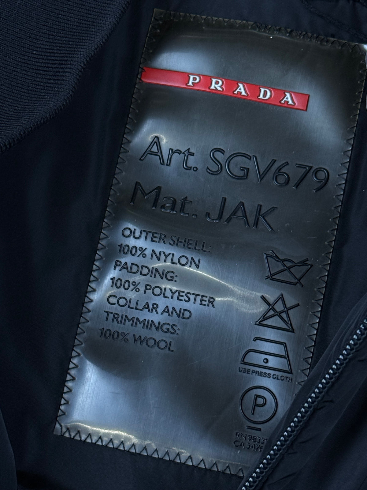 vintage Prada bomber {M}