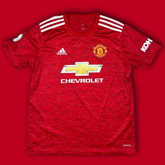 red Adidas Manchester United 2020-2021 home jersey {M}