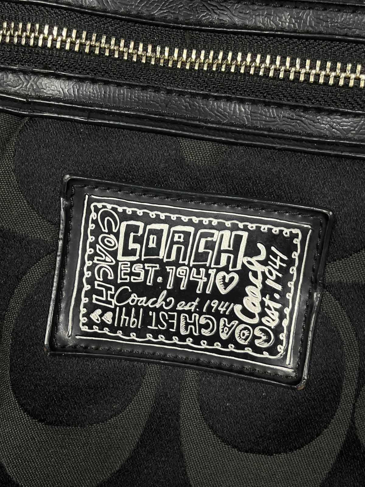 vintage COACH shopper