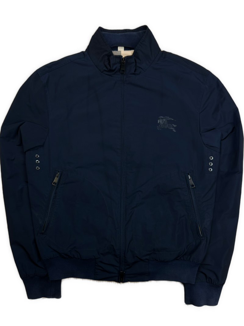 vintage navyblue Burberry windbreaker {S}