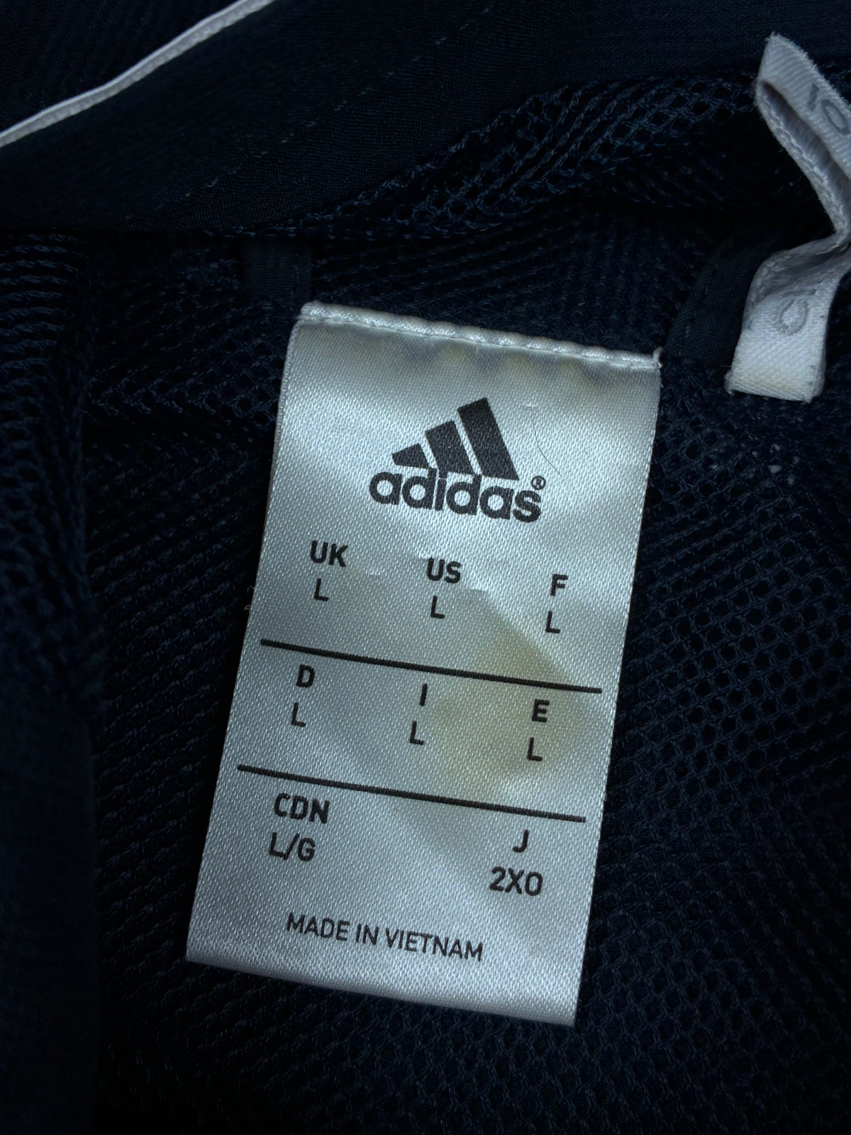 vintage Adidas Olympique Marseille windbreaker {L}