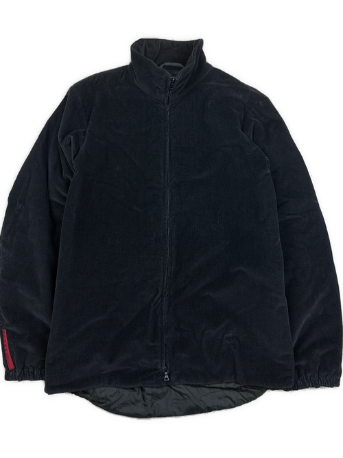 vintage brown Prada cord winterjacket