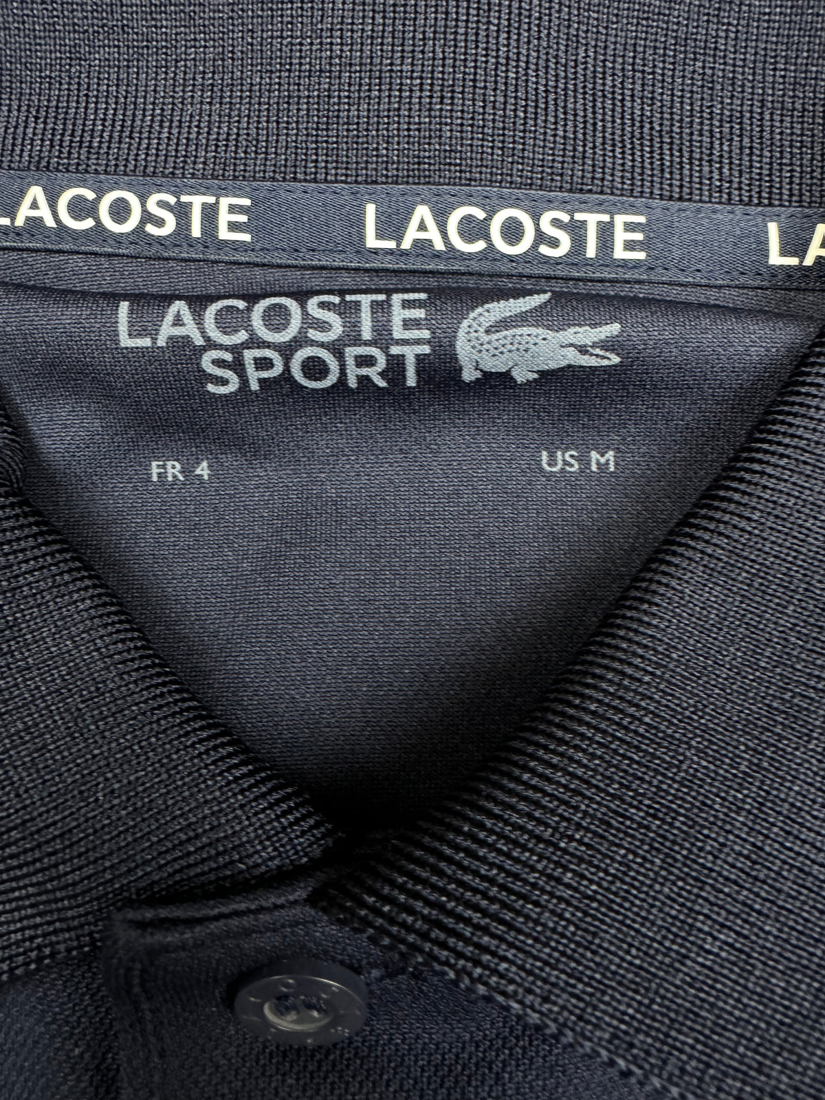 navyblue Lacoste polo {M}