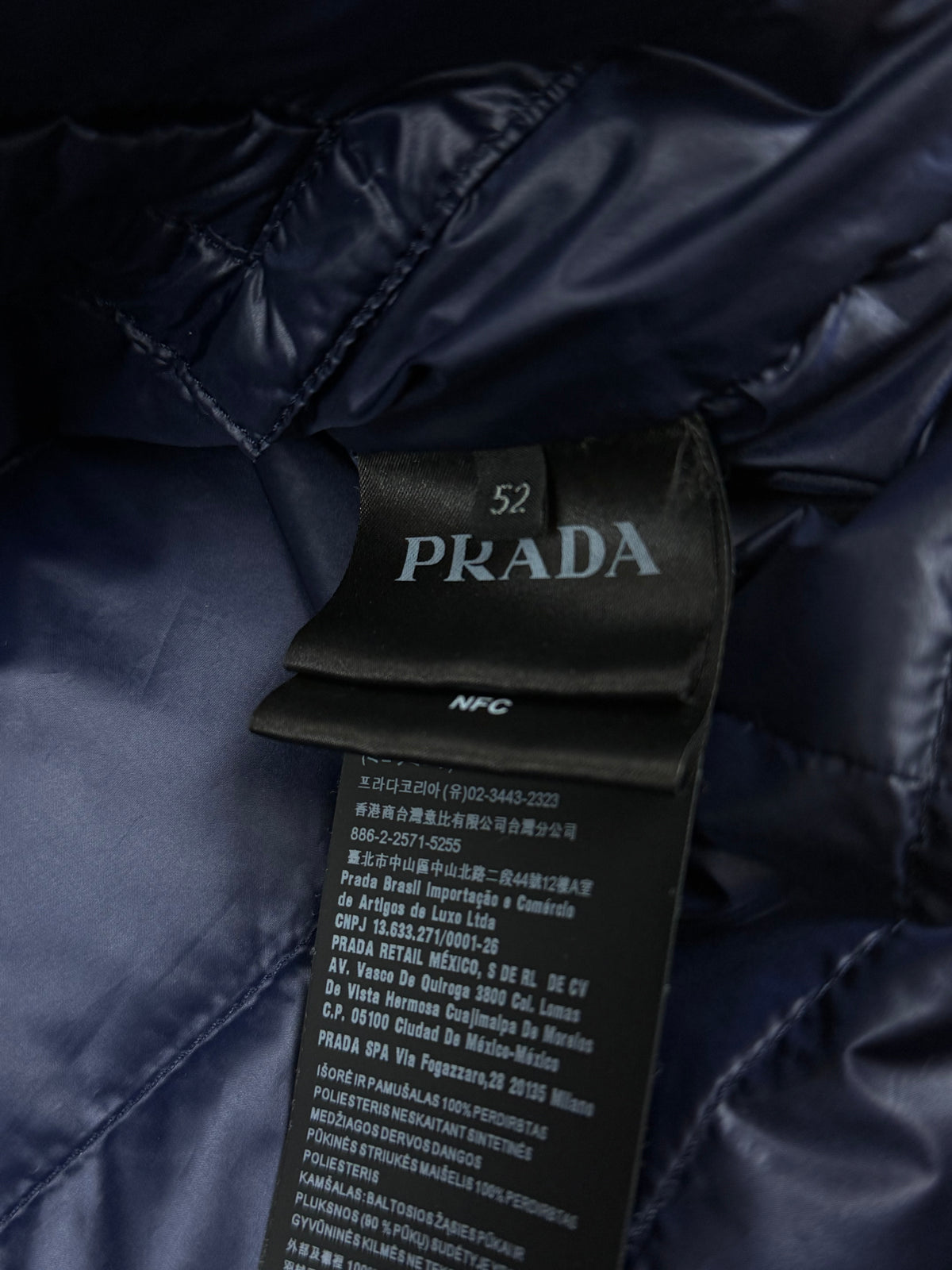 navyblue Prada winterjacket DSWT {L}