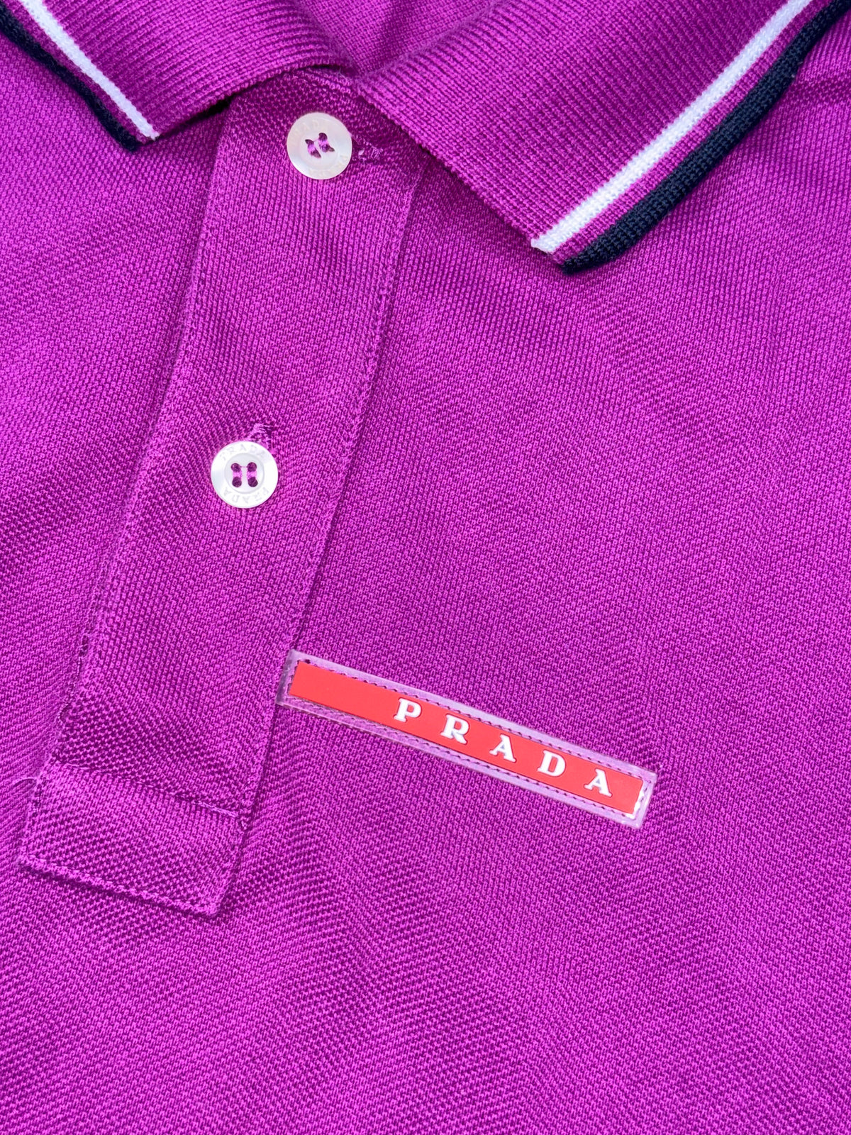 purple Prada polo
