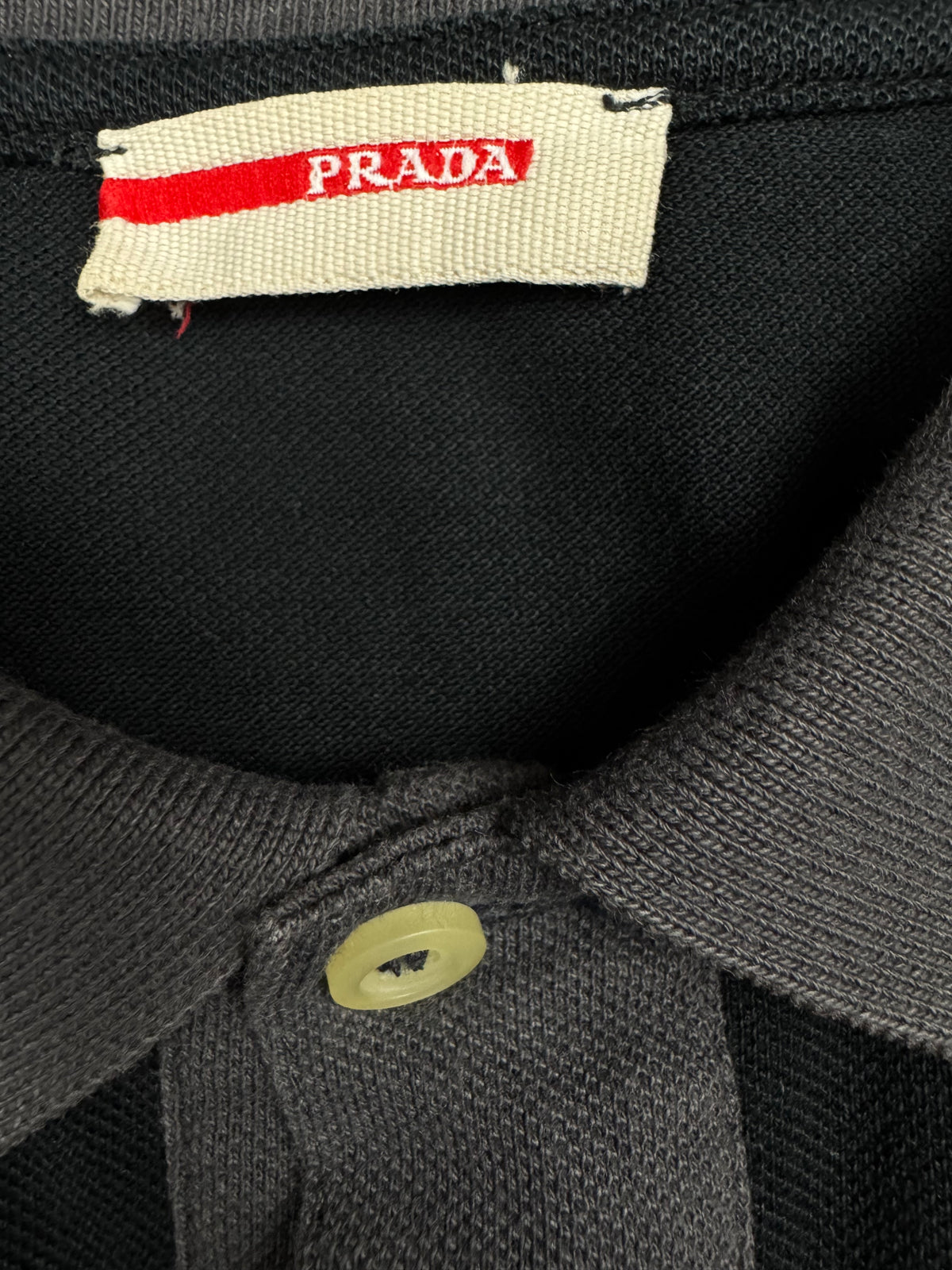 vintage black Prada polo {L}