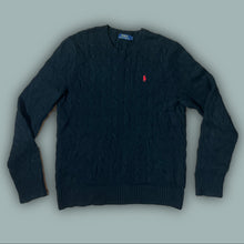 Load image into Gallery viewer, vintage black Polo Ralph Lauren knittedsweater {L}
