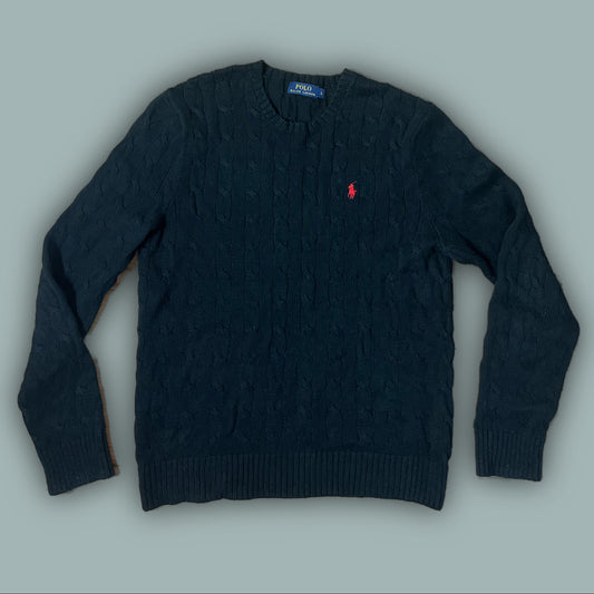 vintage black Polo Ralph Lauren knittedsweater {L}
