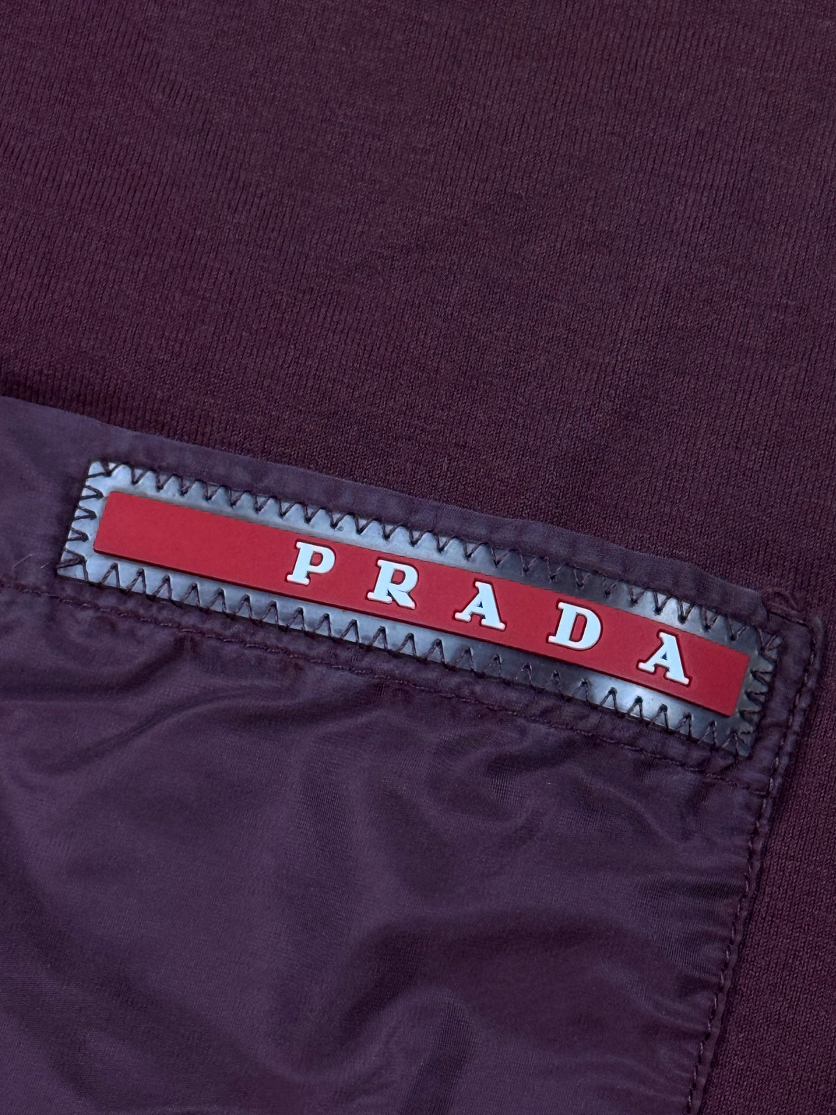 bordeaux Prada t-shirt