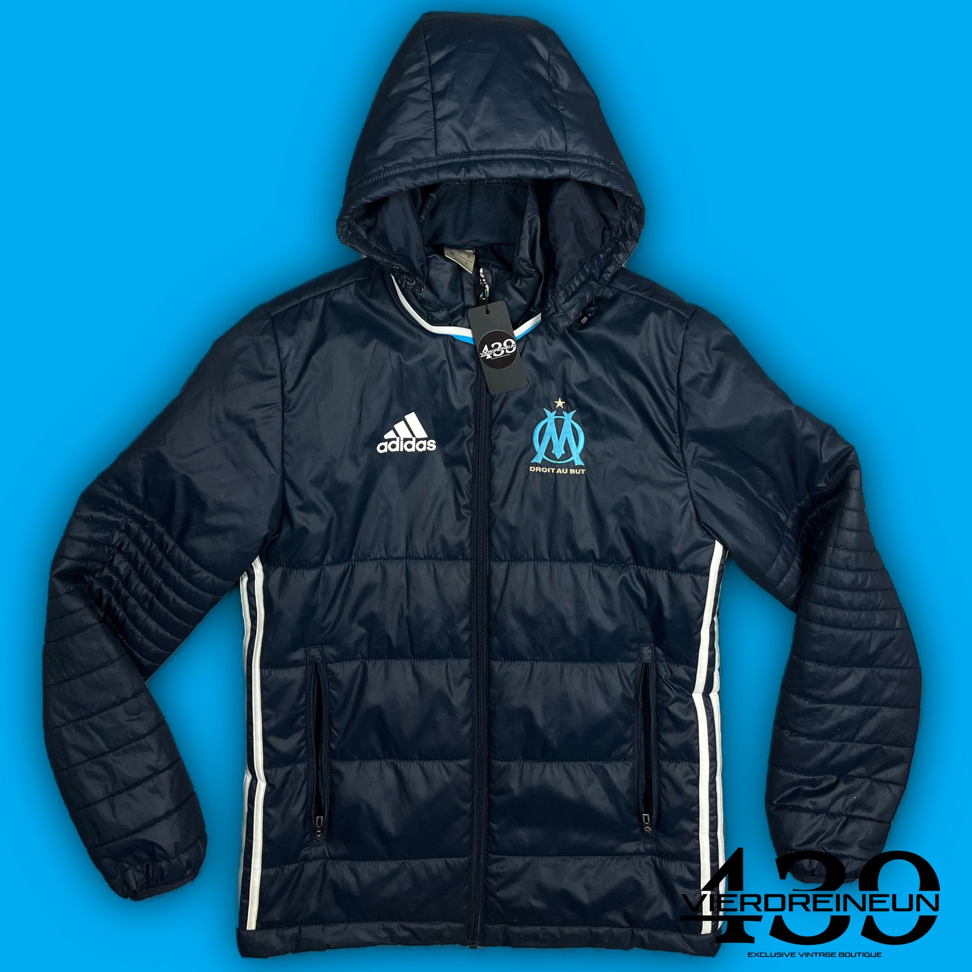 vintage Adidas Olympique Marseille winterjacket {XS}