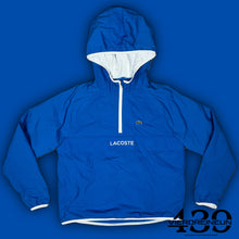 Cargar imagen en el visor de la galería, blue Lacoste halfzip windbreaker {S}
