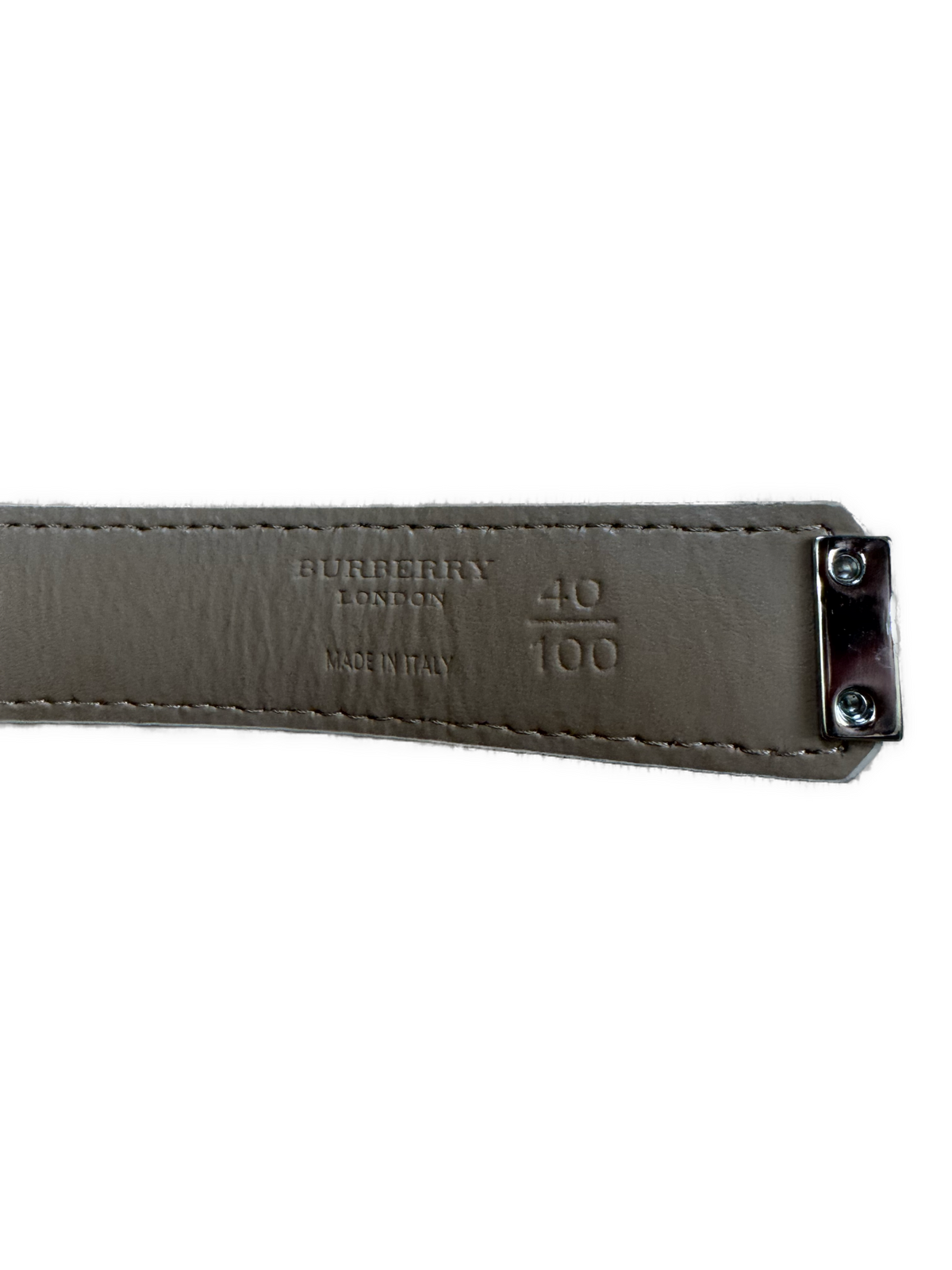vintage babyblue Burberry belt