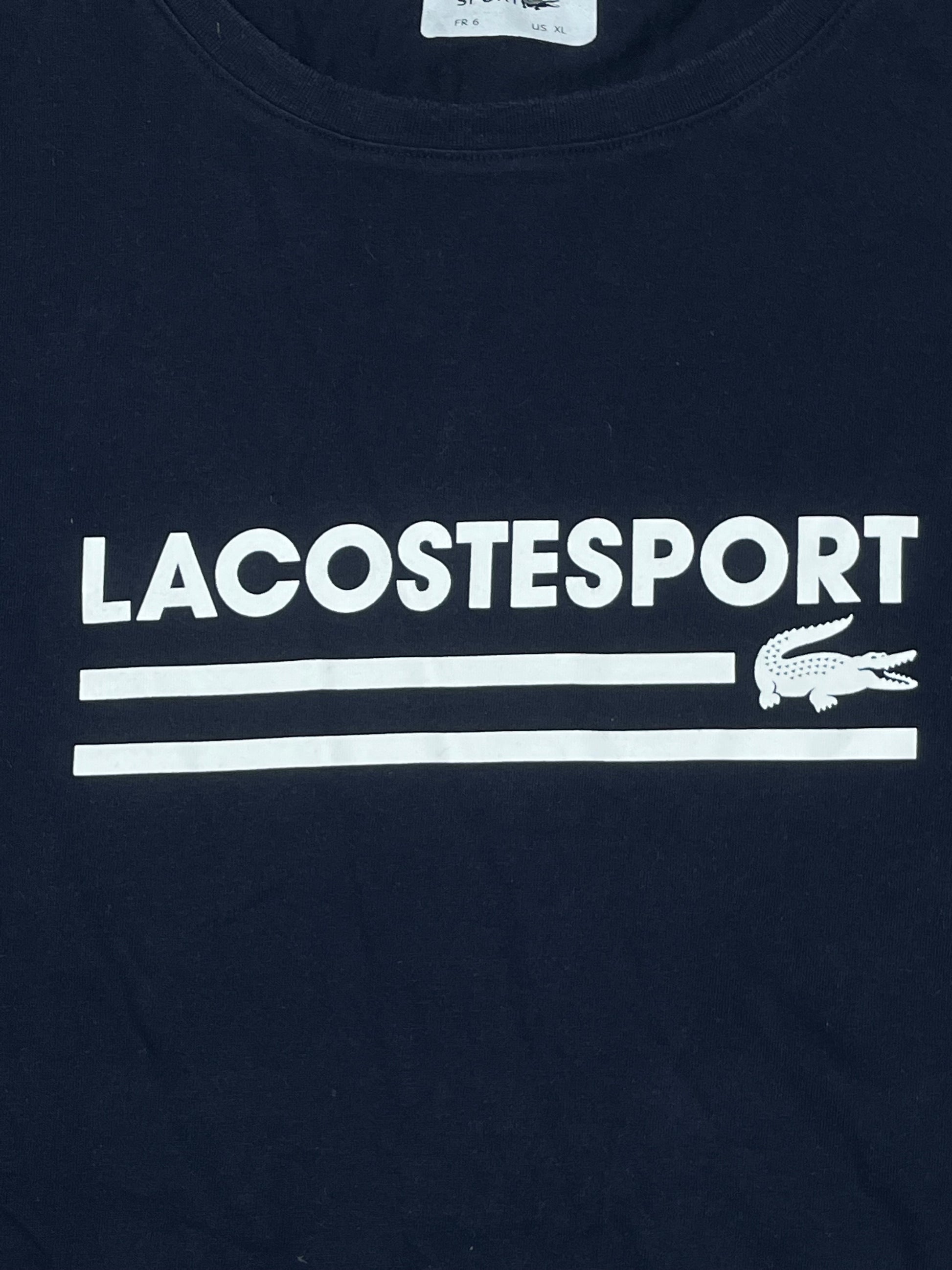 navyblue Lacoste t-shirt {XL}