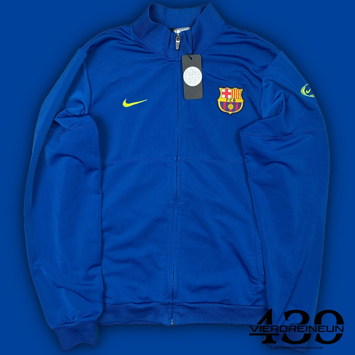 vintage Nike Fc Barcelona trackjacket {S}