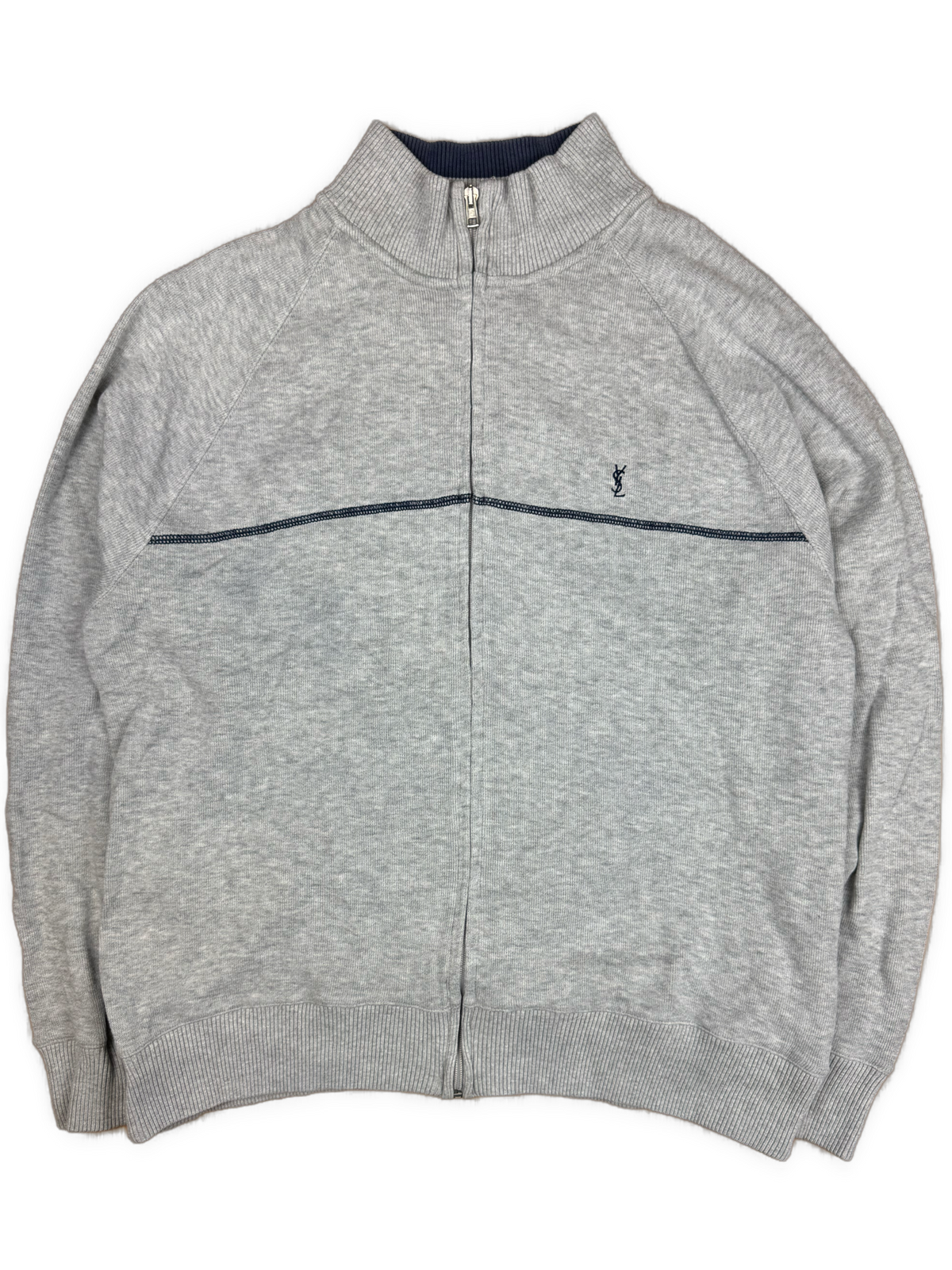 vintage YSL Yves Saint Laurent sweatjacket {L}