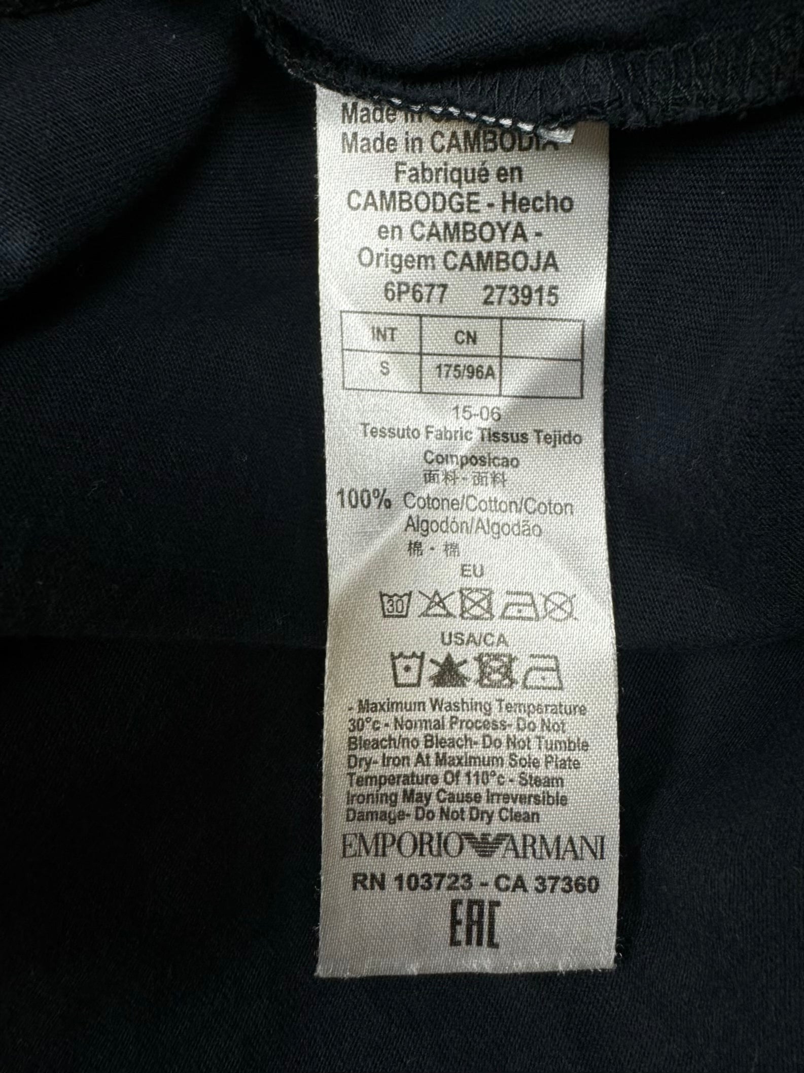vintage Emporio Armani EA7 t-shirt {S}