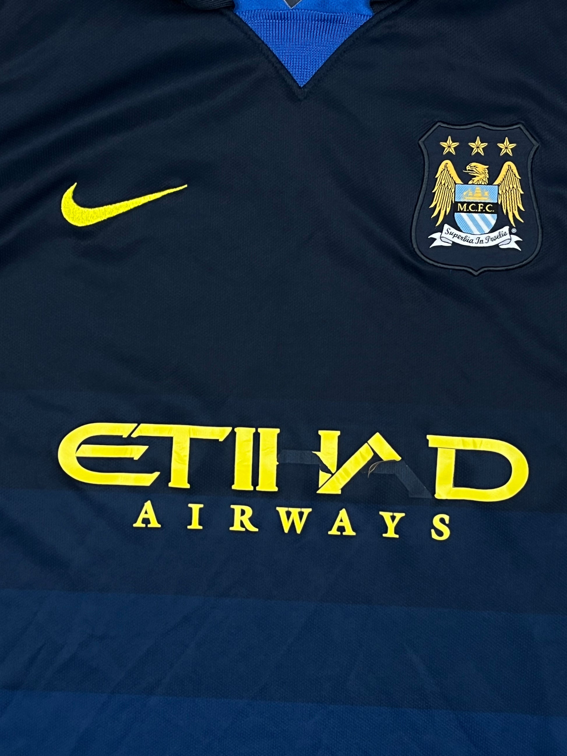 vintage Nike Manchester City 2014-2015 home jersey {S}