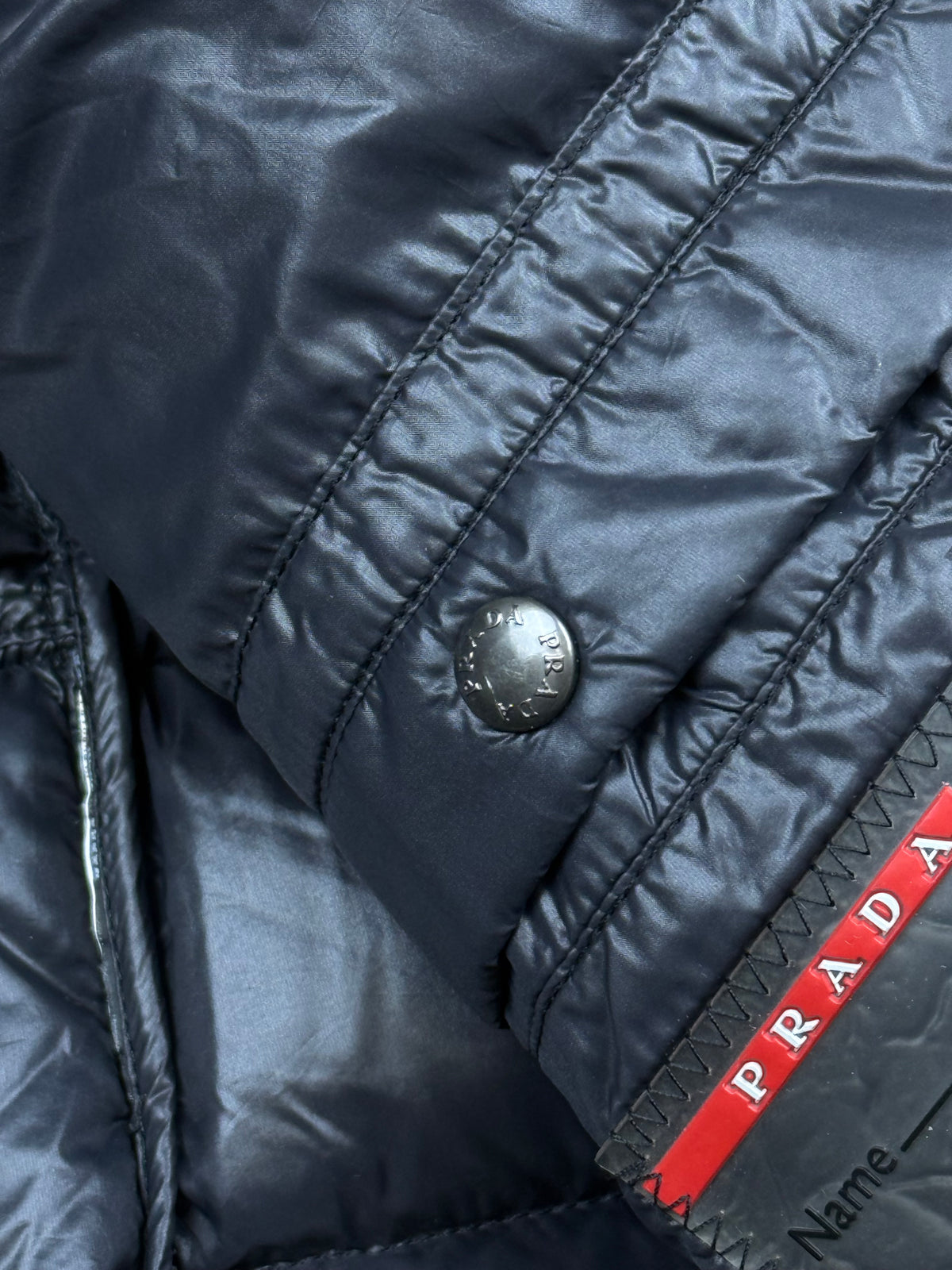 vintage navyblue Prada winterjacket {XL}