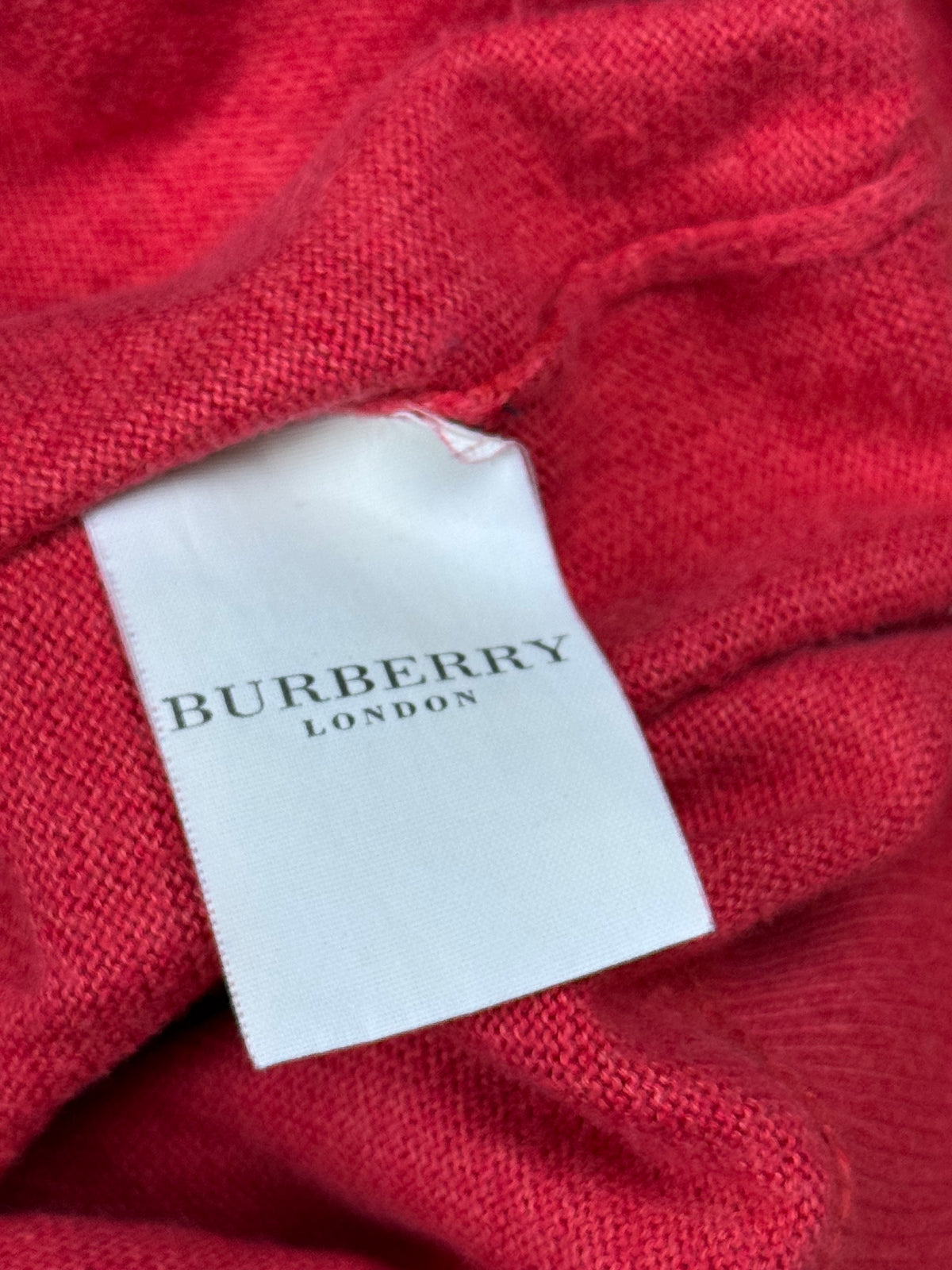 vintage Burberry knittedsweater {L}