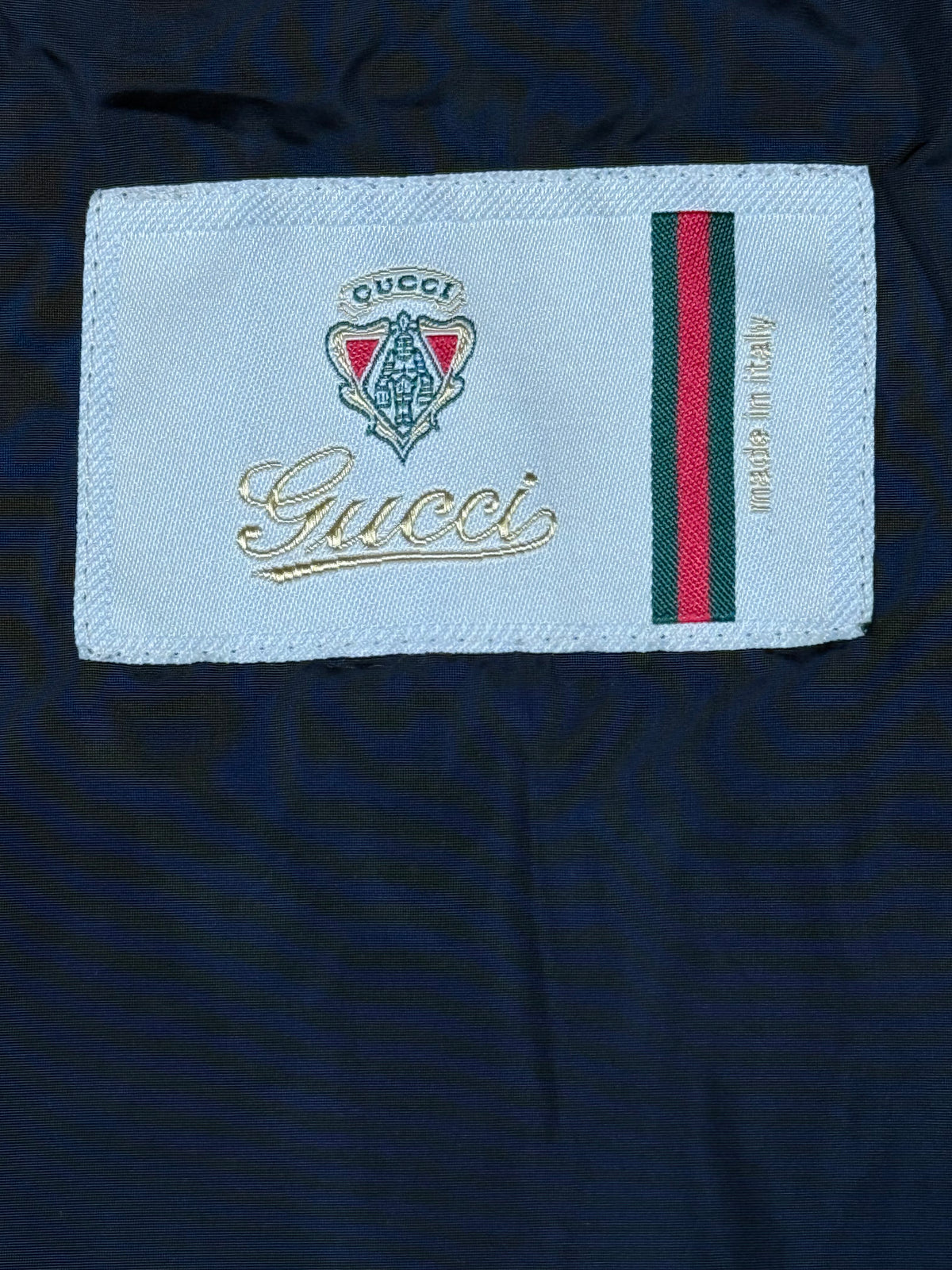 vintage navyblue Gucci windbreaker