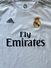 Charger l&#39;image dans la galerie, white Adidas Real Madrid 2015-2016 home jersey {L}
