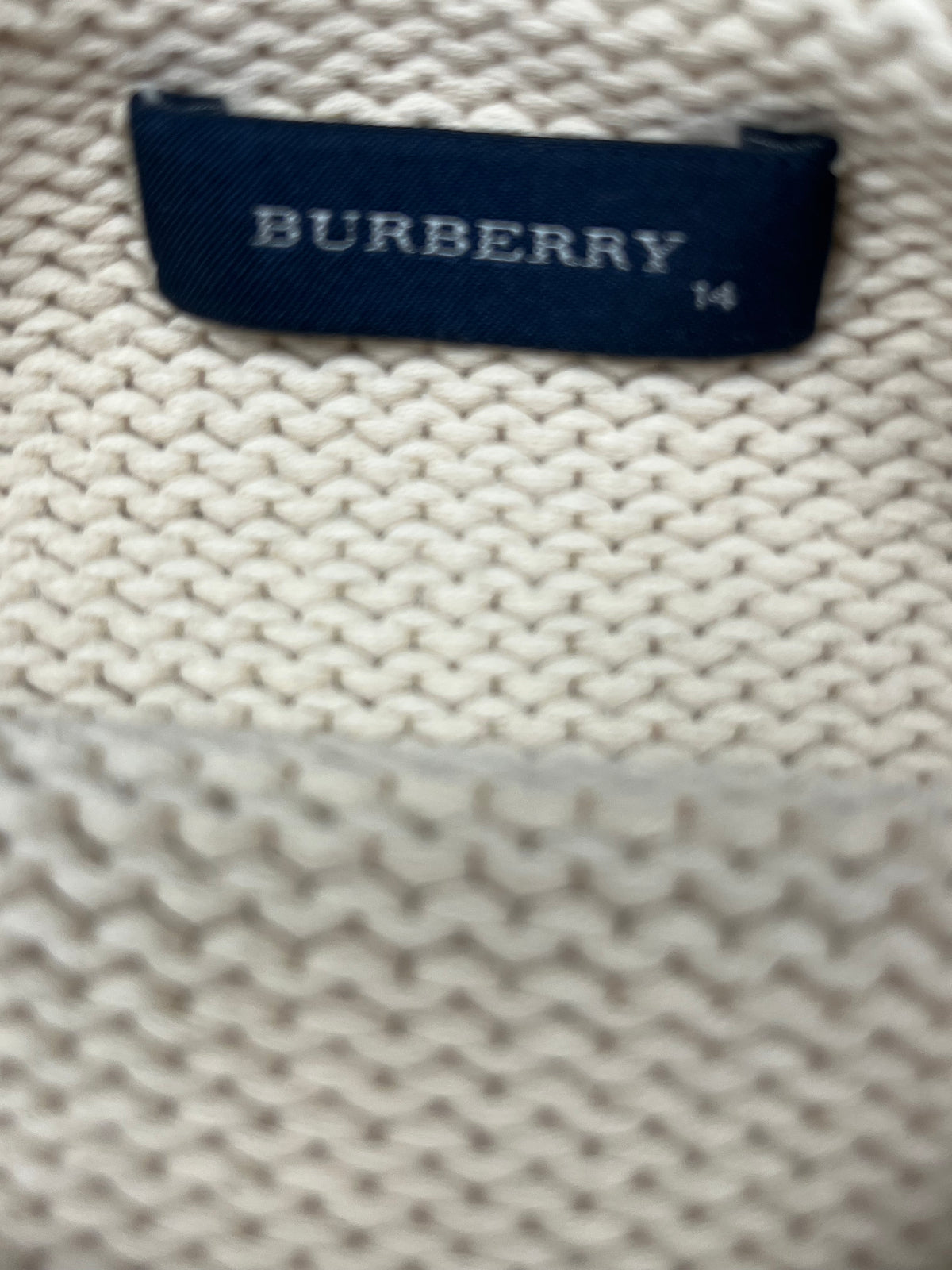 vintage Burberry knittedsweater {XS}