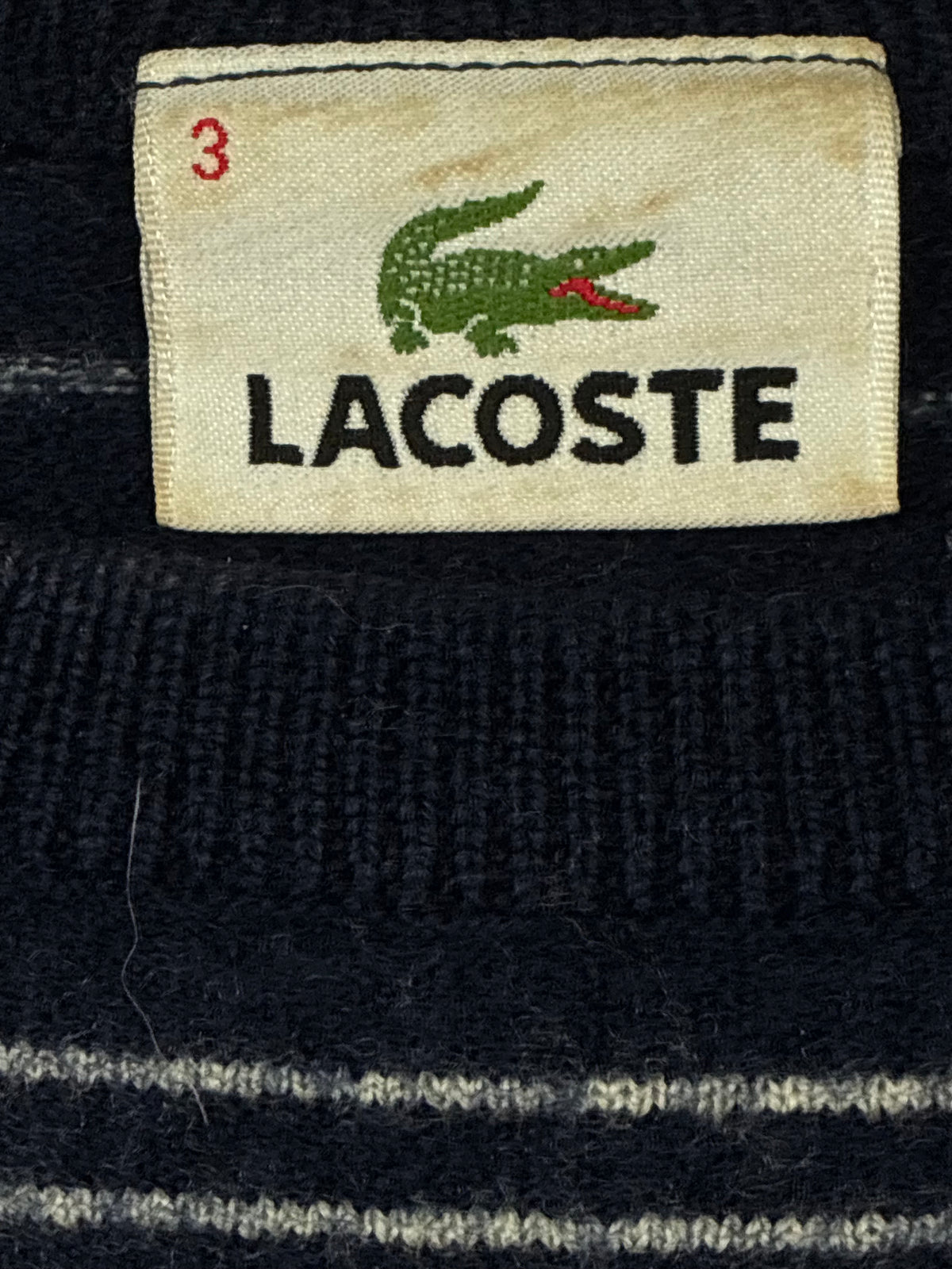vintage Lacoste knittedsweater {XS}