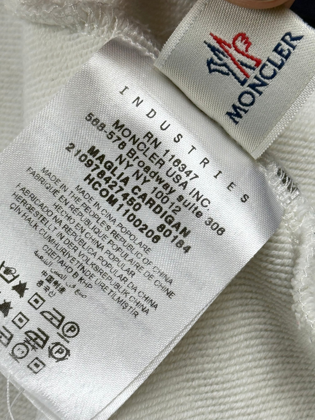 vintage Moncler sweatjacket {M}