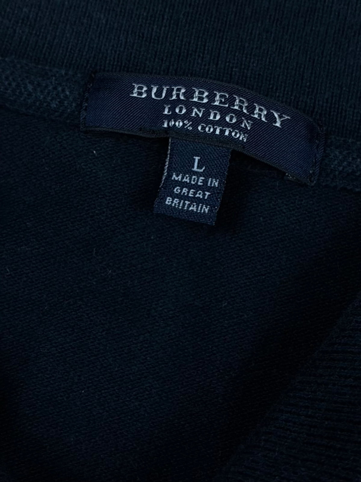 vintage Burberry polo {L}