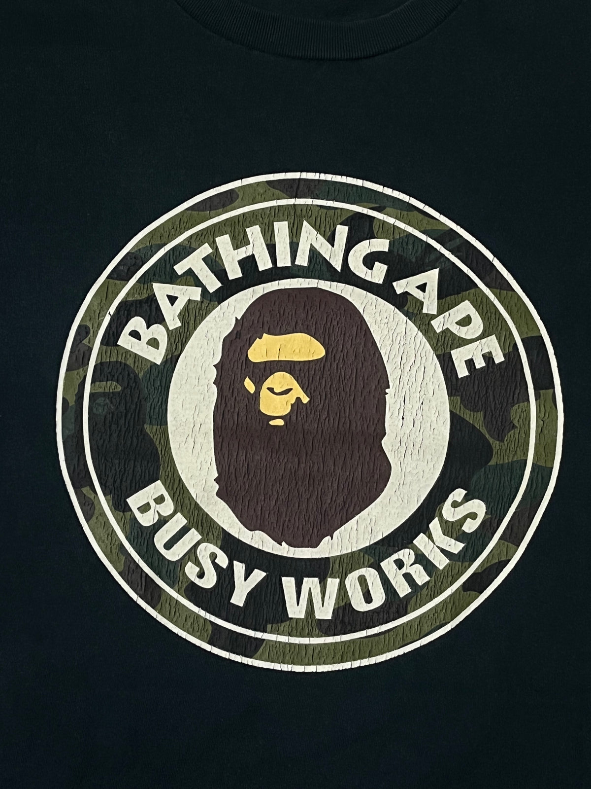 vintage BAPE a bathing ape t-shirt {L}