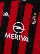 Carica l&#39;immagine nel visualizzatore di Gallery, vintage Adidas Ac Milan 2003-2004 home jersey {M}
