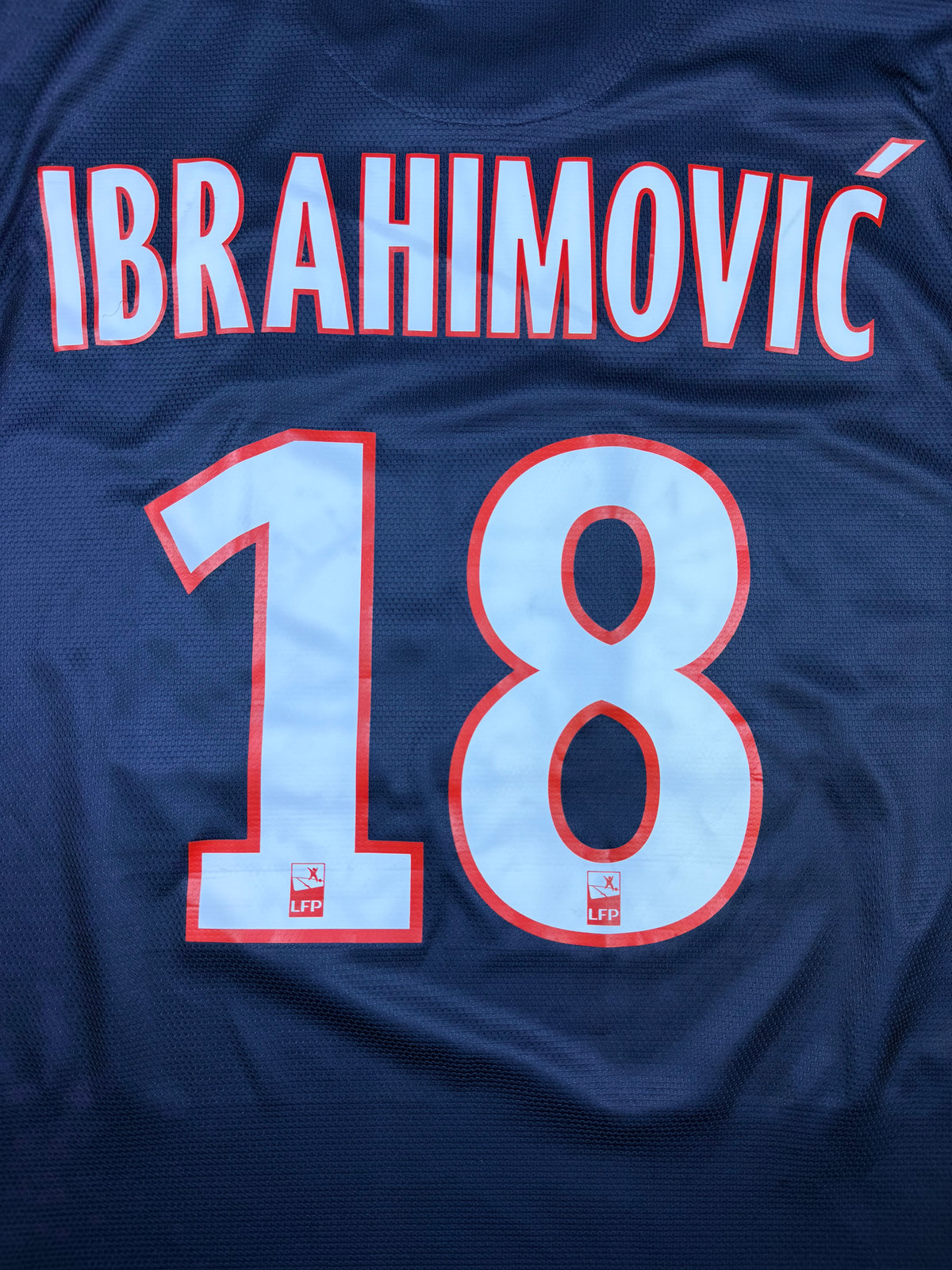 vintage Nike PSG Paris Saint Germain IBRAHIMOVIC18 home jersey {L}