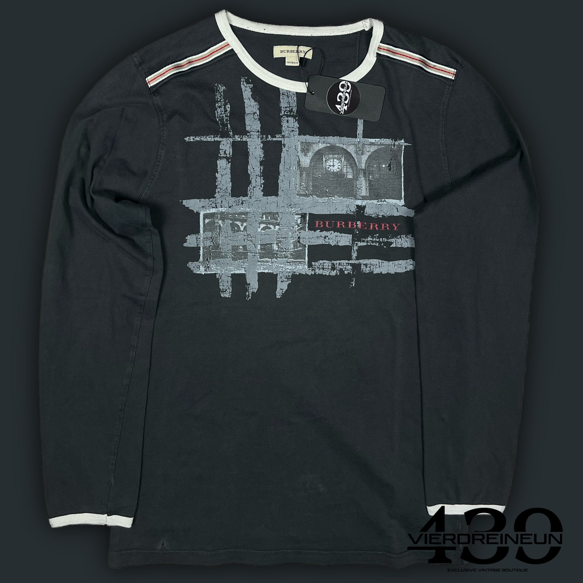 vintage Burberry longsleeve {S}