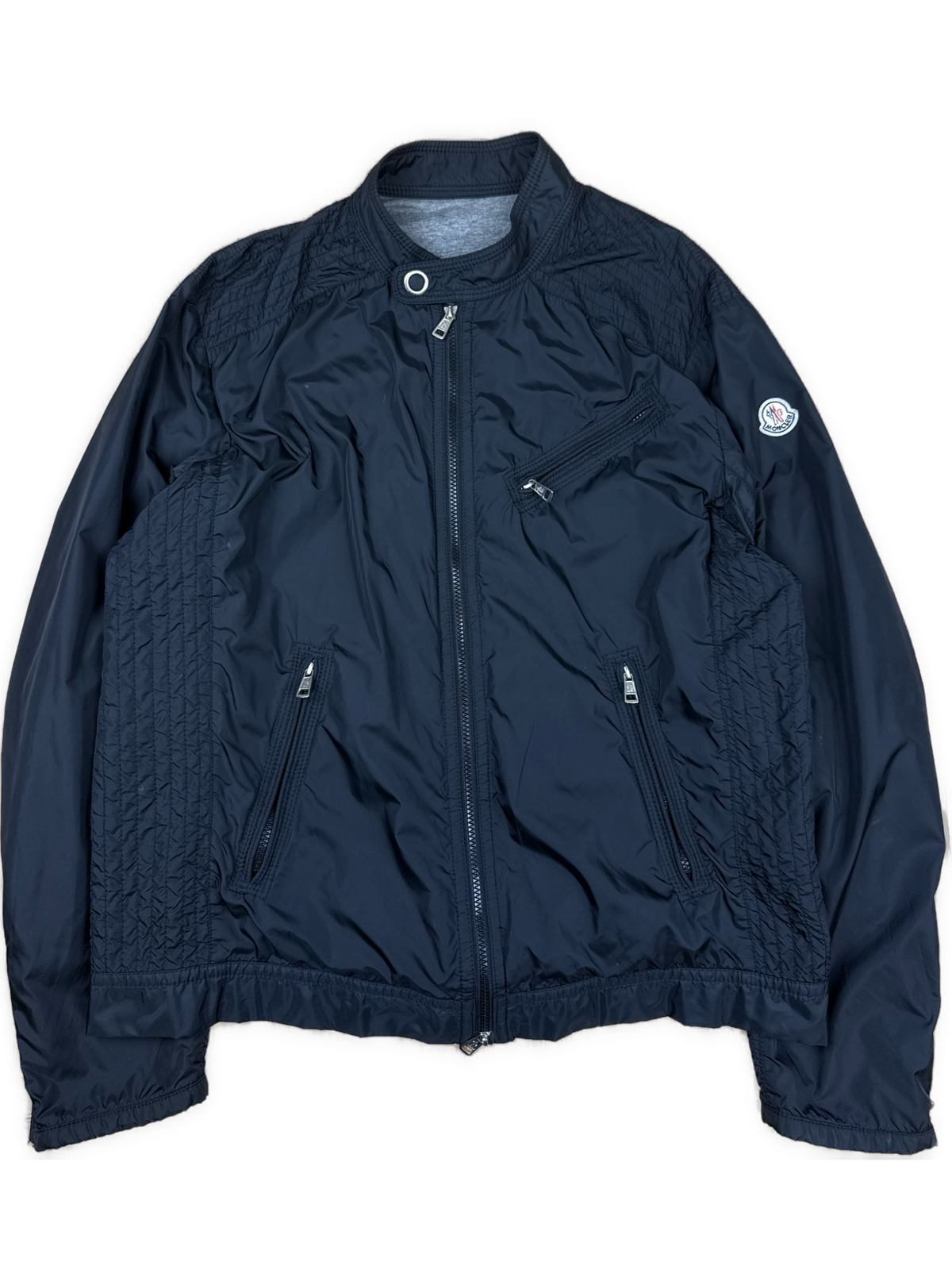 vintage black Moncler windbreaker {XL}