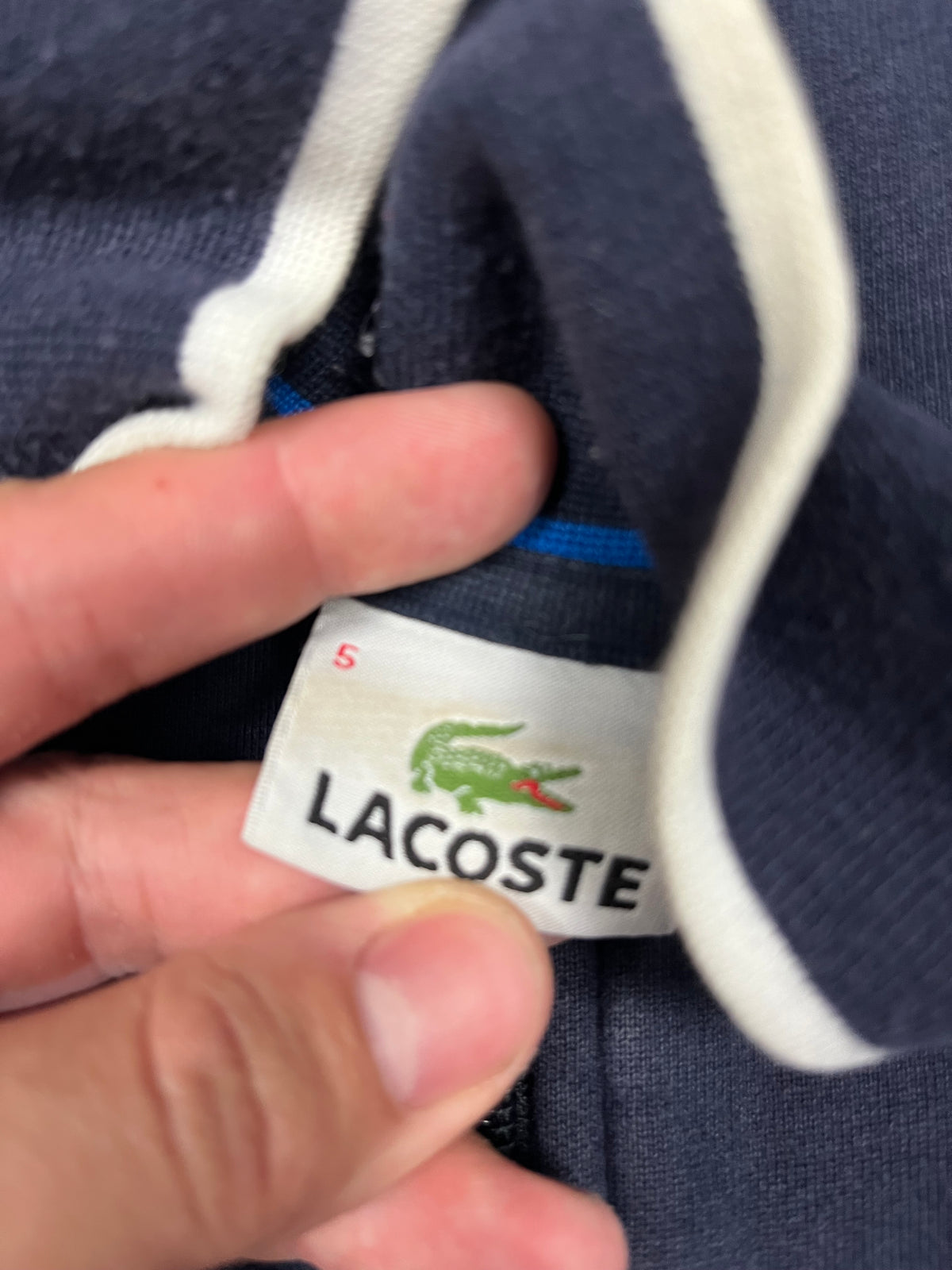 vintage Lacoste sweatjacket {L}