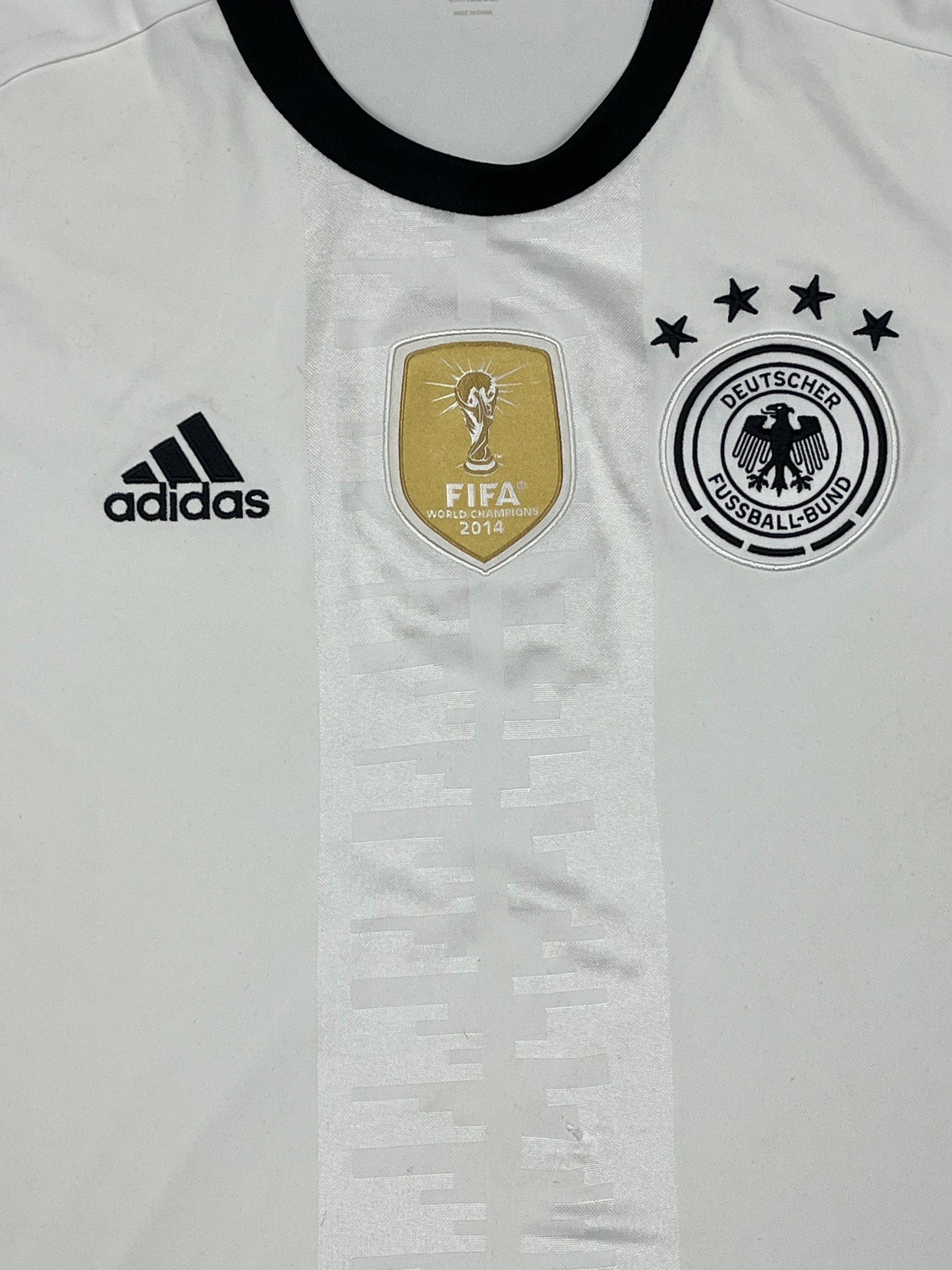 white Adidas Germany 2016 home jersey {M}