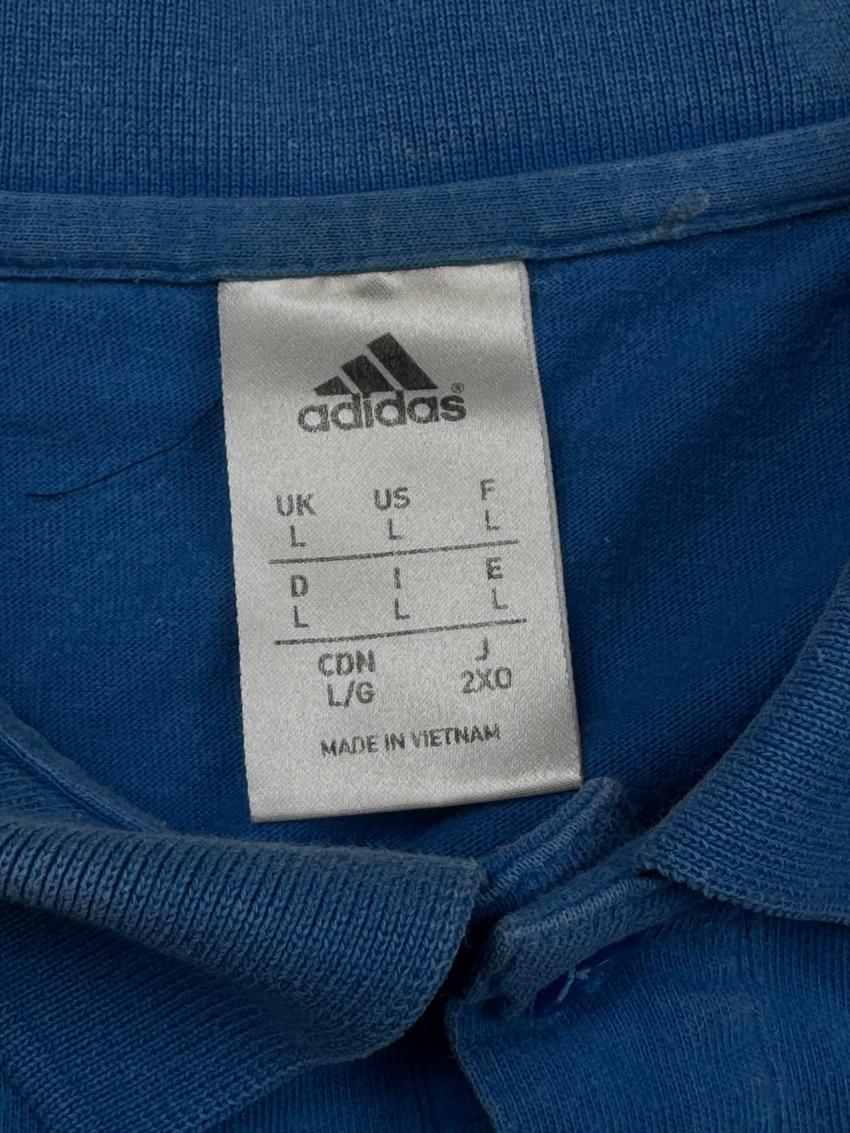 vintage Adidas Olympique Marseille polo {L}